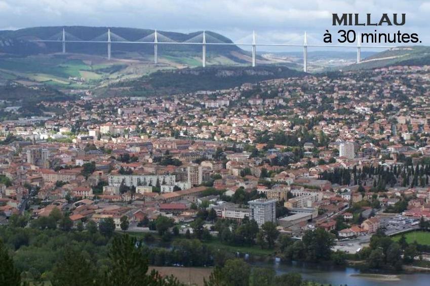 Chambre Au Calme Avec Spa Privatif Gratuit Sud Aveyron Les Palmiers Des Causses Saint-Rome-de-Tarn Exteriör bild