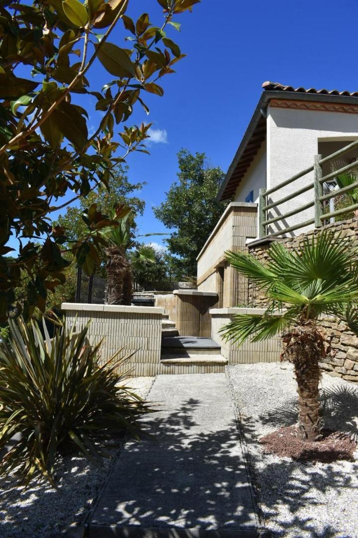 Chambre Au Calme Avec Spa Privatif Gratuit Sud Aveyron Les Palmiers Des Causses Saint-Rome-de-Tarn Exteriör bild